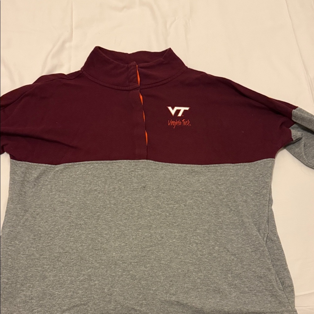 Colosseum Burgundy and Orange Top